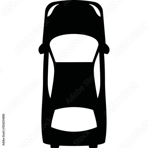Simple vector icon truck