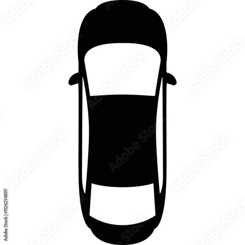 Simple vector icon car
