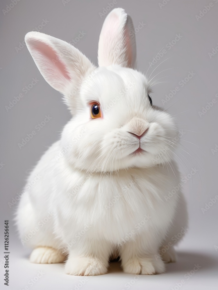 Obraz premium white rabbit