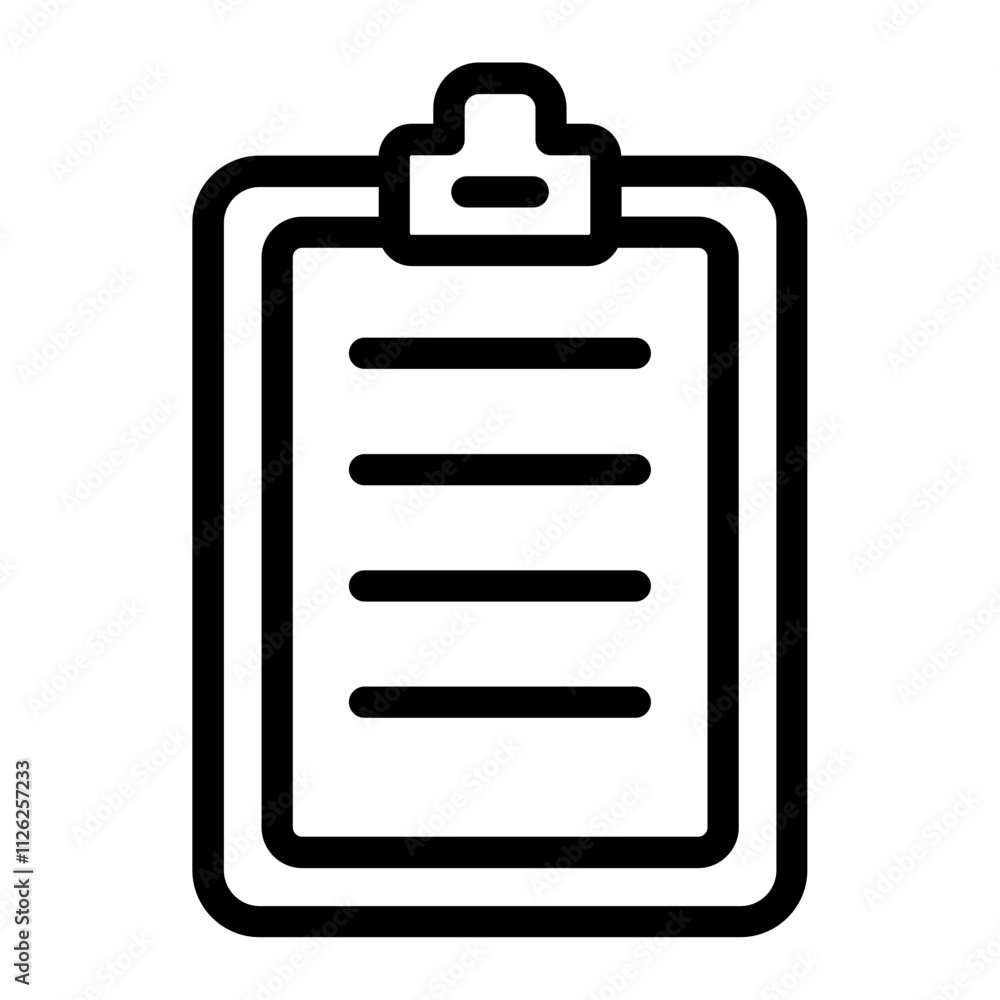 Clipboard line icon Clipboard line icon