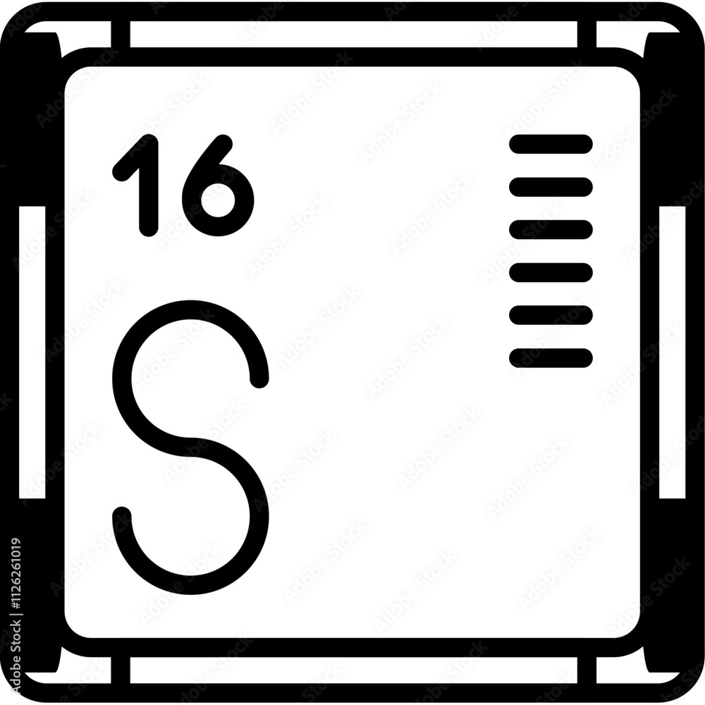 Sulfur Icon Sulfur Icon