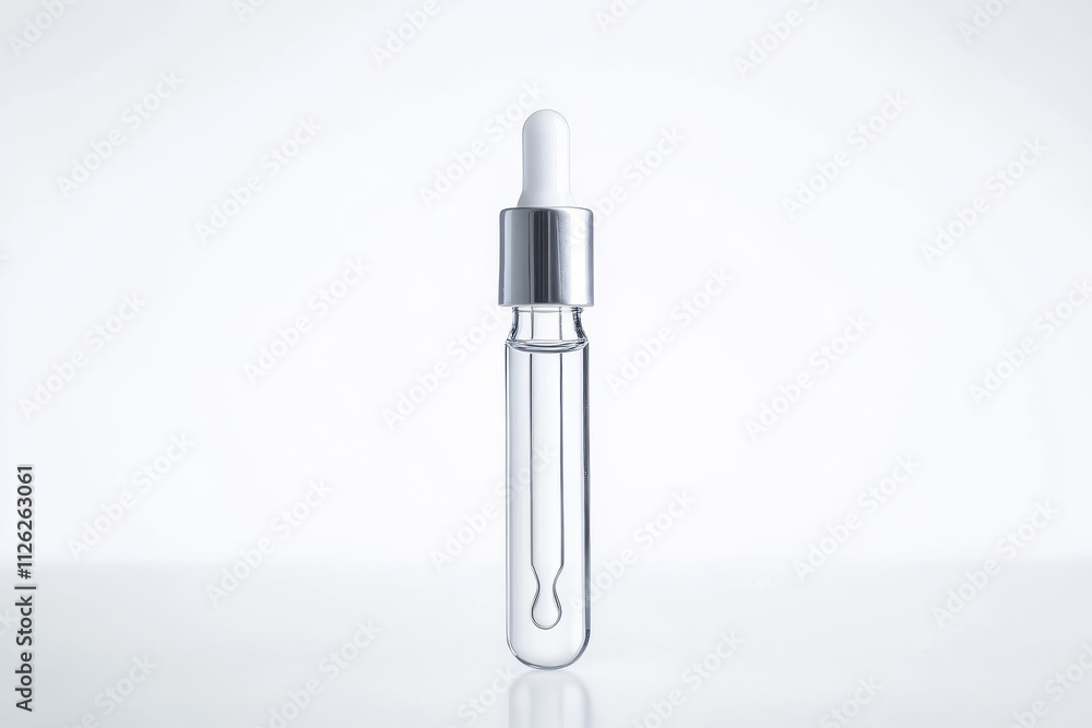 Pipette dropper isolated on a white background Pipette dropper isolated on a white background