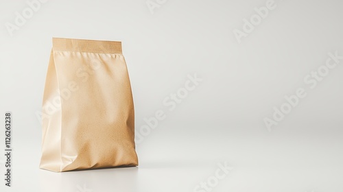 Brown paper bag with a textured surface, suitable for packaging or food storage.