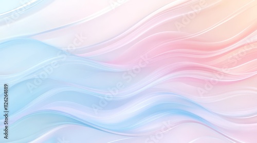 Pastel Wave Abstract Background 