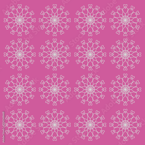 CHRISTMAS SNOWFLAKES PATTERN TEXTURE 