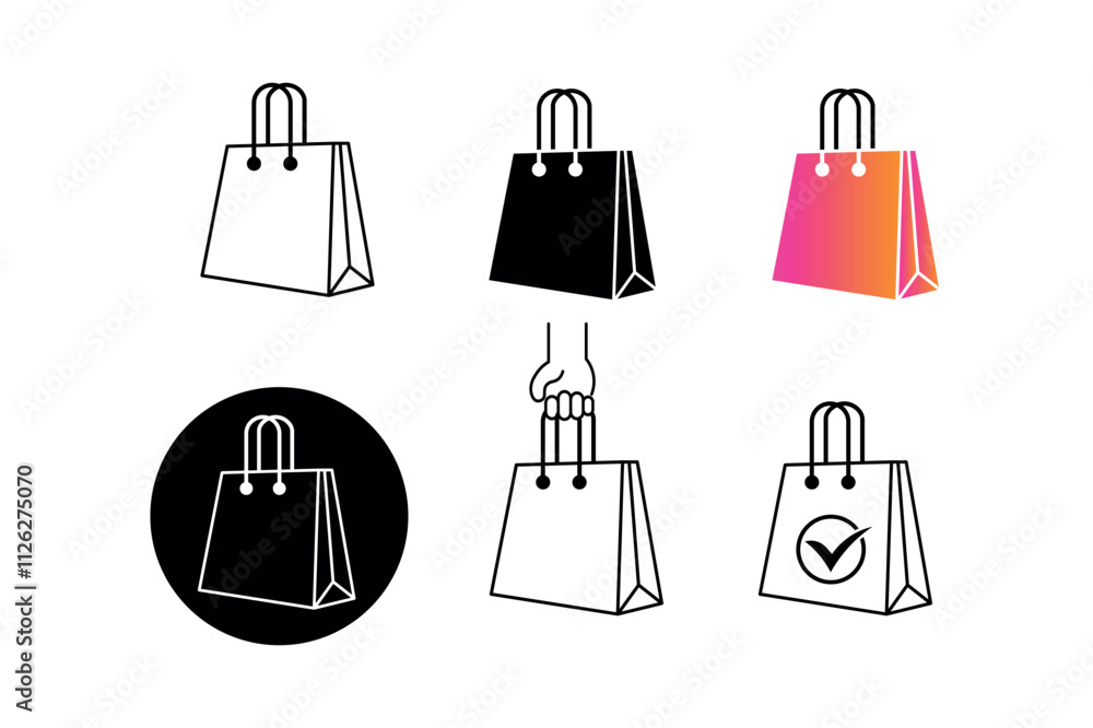 Eye-Catching Shopping Bags Market Icon Illustration for Attention-Grabbing Ads, shopping, bags, market, icon, purchase, consumer, store, sale, product, package, cart, silhouette, carry, display Eye-Catching Shopping Bags Market Icon Illustration for Attention-Grabbing Ads, shopping, bags, market, icon, purchase, consumer, store, sale, product, package, cart, silhouette, carry, display