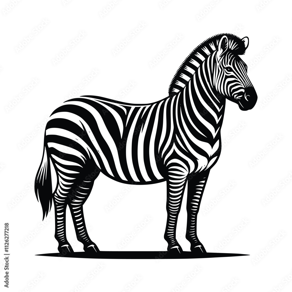 Obraz premium zebra vector illustration