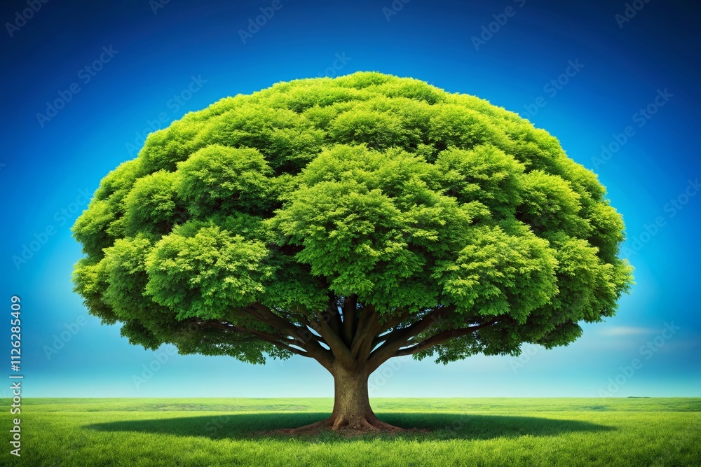C-0090 Shahai Green Tree - AI Photo with Copy Space C-0090 Shahai Green Tree - AI Photo with Copy Space