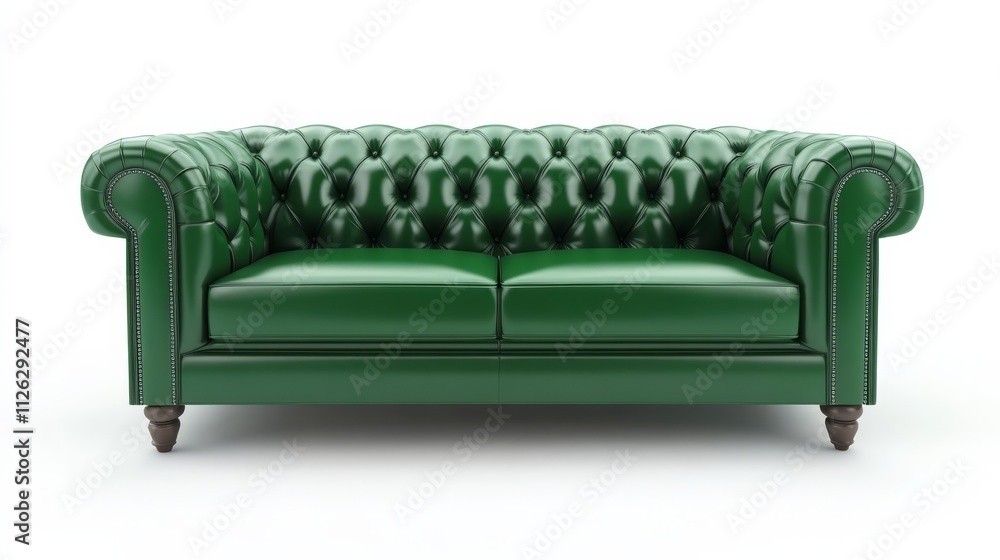 Emerald Green Chesterfield Sofa: A timeless piece of furniture with rich green upholstery, tufted buttons, and elegant rolled arms. The sofa exudes sophistication and comfort. Emerald Green Chesterfield Sofa: A timeless piece of furniture with rich green upholstery, tufted buttons, and elegant rolled arms. The sofa exudes sophistication and comfort.