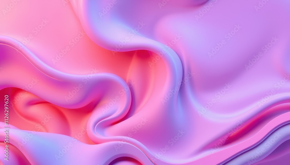 Abstract Pink and Purple Fluid Swirls Design Abstract Pink and Purple Fluid Swirls Design