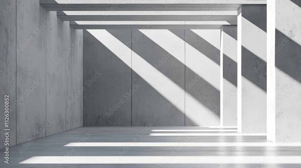 Obraz premium Minimalist concrete texture background, neutral tones