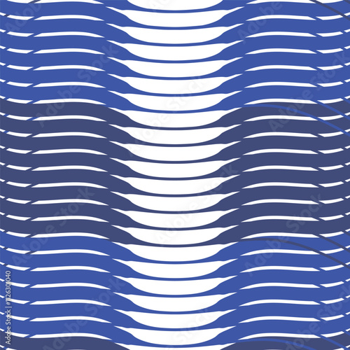 Symmetrical striped texture with a subtle line in the middle of the art.