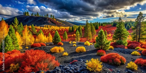 Red & Yellow Pine Grove, Coal Miner's Nest, Sodalite Bushes photo