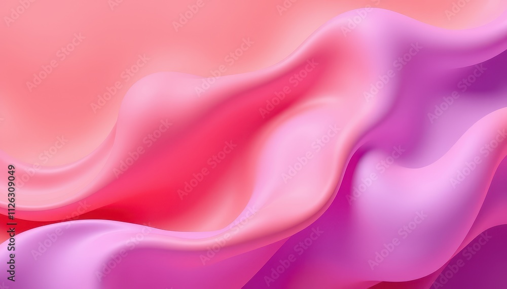 Fototapeta premium Abstract Pink and Purple Fluid Wave Design