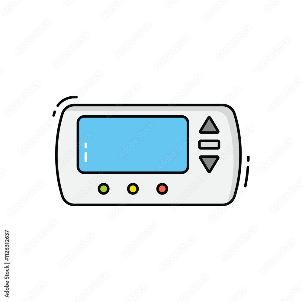 Thermostat vector icon Thermostat vector icon