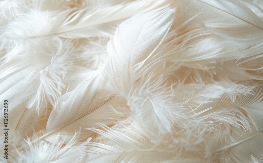 close up white fluffy airy gentle smooth feathers abstract pattern texture close up white fluffy airy gentle smooth feathers abstract pattern texture
