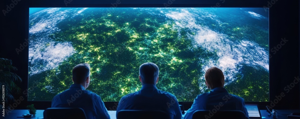 Geoscience experts collaborating on environmental planning for sustainable development and resource management. Geoscience experts collaborating on environmental planning for sustainable development and resource management.