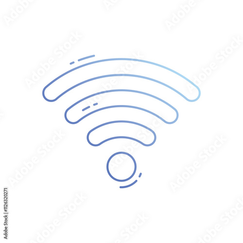 Wifi signals vector icon