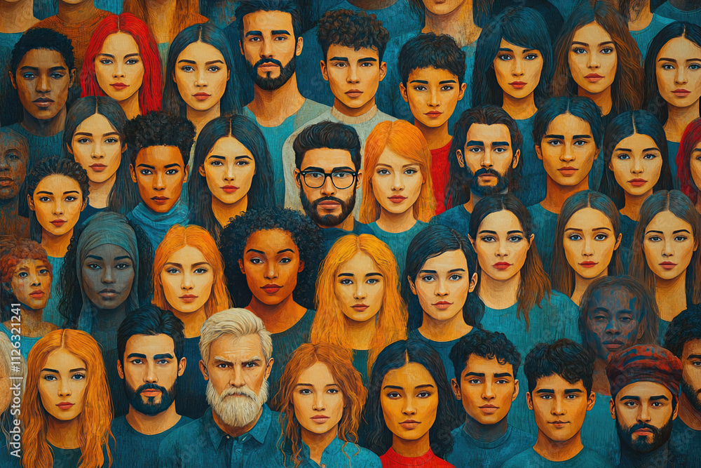 Human diversity in the world diversity concept base iamge Human diversity in the world diversity concept base iamge