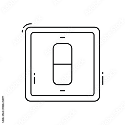 Switch vector icon