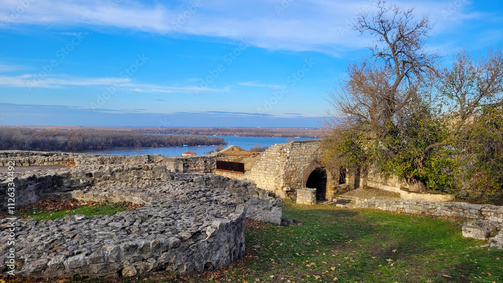 Landscape with river, Belgrade - Serbia Landscape with river, Belgrade - Serbia