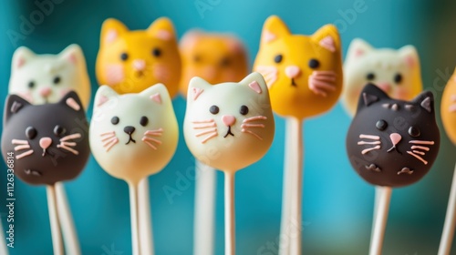 cute cat cake pops for parties and celebrations