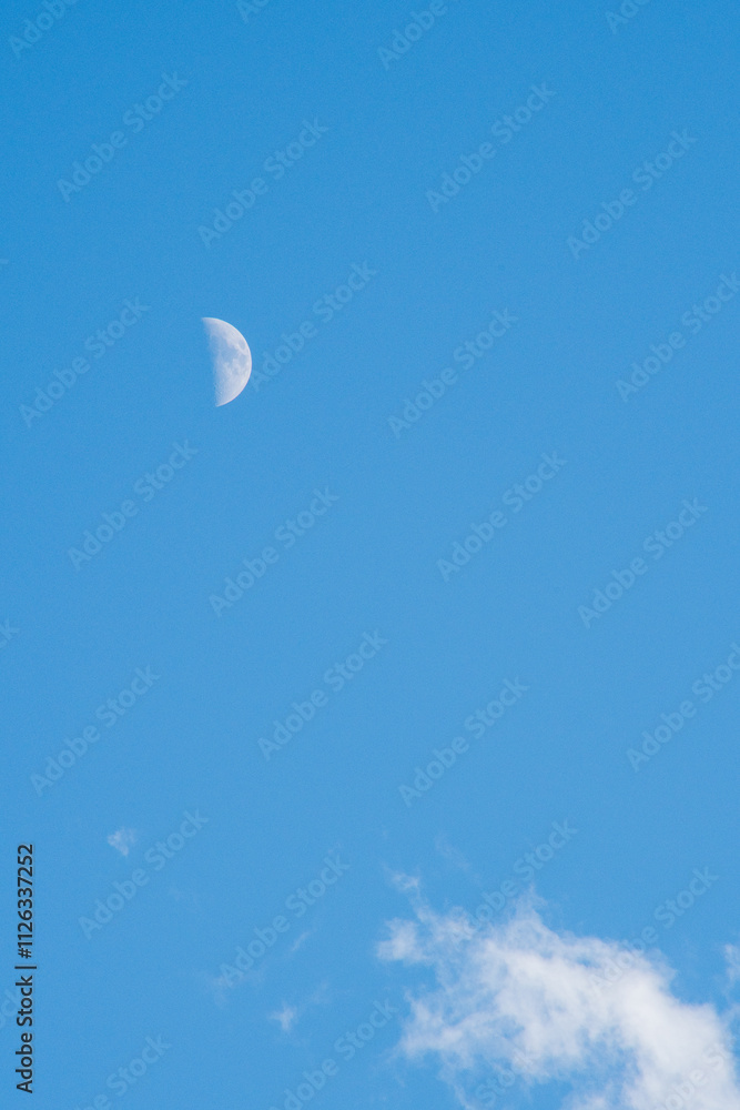 秋の空の月 秋の空の月