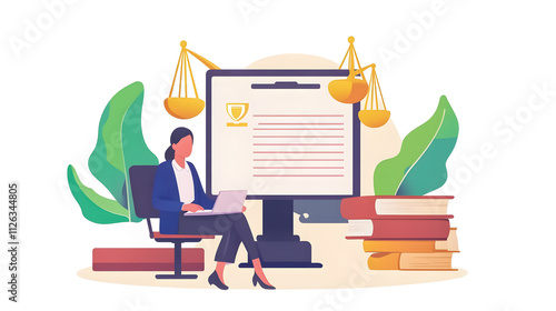 An online legal advice service focuses on labor law, offering assistance to businesses.