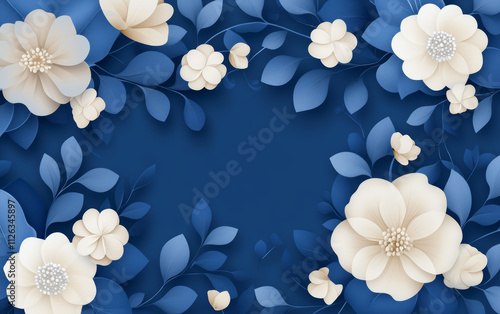 Wallpaper Mural Retro style floral texture art background
 Torontodigital.ca