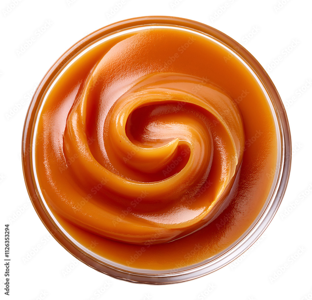 caramel cream isolated caramel cream isolated