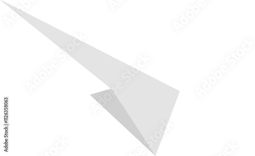 Paper airplane vector icon