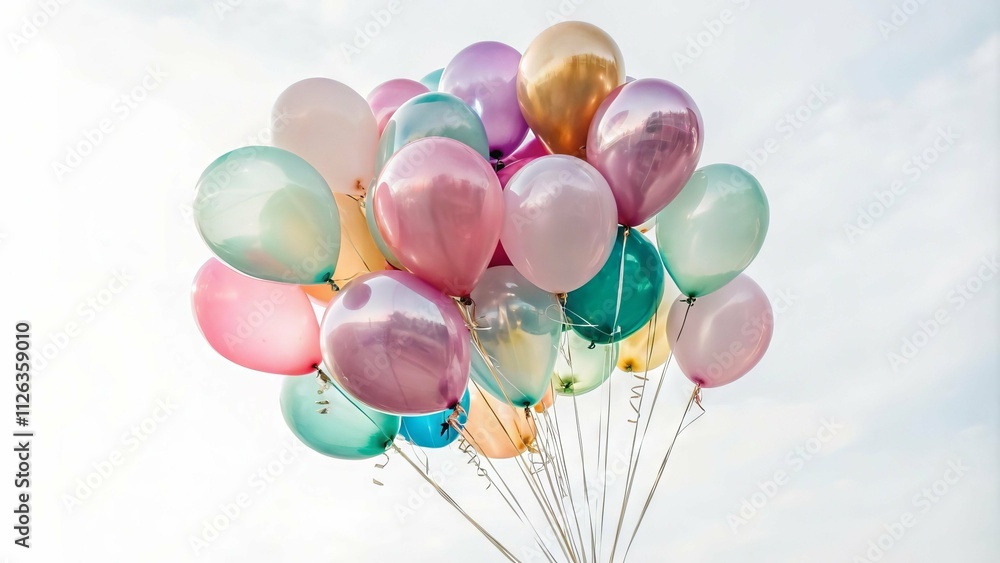 Colorful Balloons in the Sky: A Celebration of Joy Colorful Balloons in the Sky: A Celebration of Joy