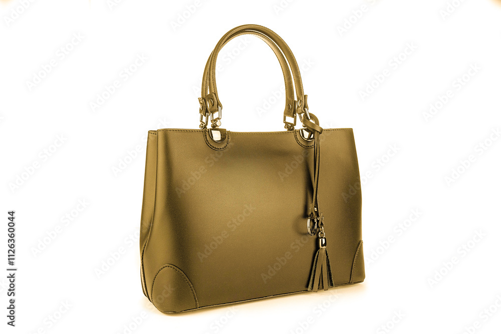 Bag clutch isolated on white fashion leather Bag clutch isolated on white fashion leather
