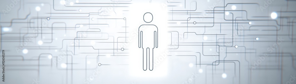 Minimalist portrait, person posing against white backdrop in studio photography setting Minimalist portrait, person posing against white backdrop in studio photography setting