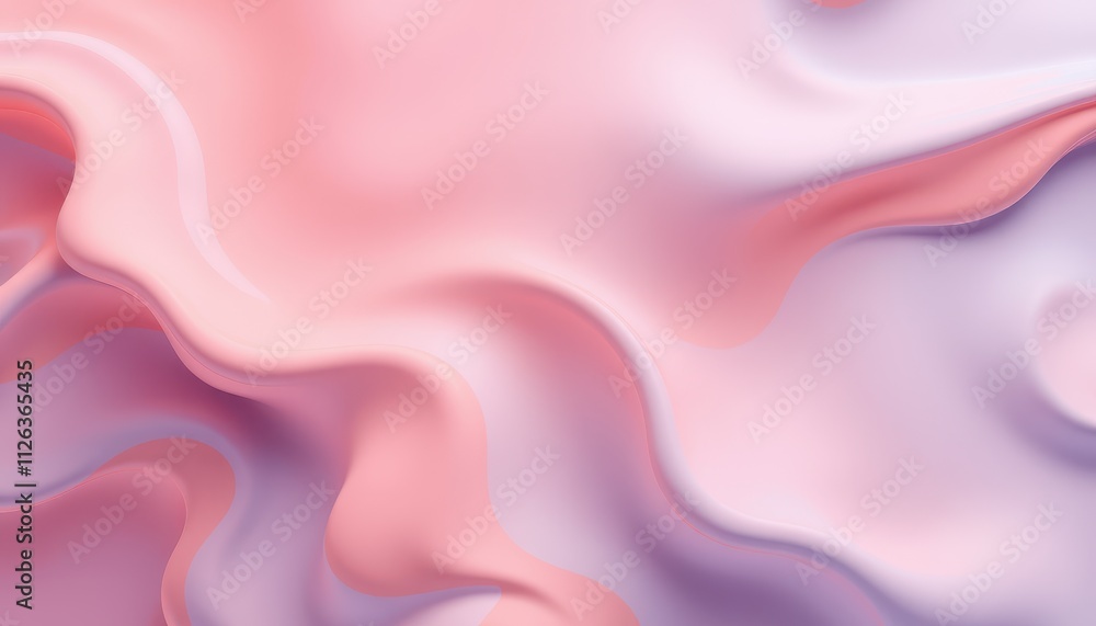 Abstract Pink and Lavender Fluid Waves Design Abstract Pink and Lavender Fluid Waves Design