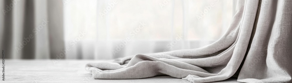 Elegant minimalist bedroom design featuring soothing gray tones and simple decor for a tranquil atmosphere. Elegant minimalist bedroom design featuring soothing gray tones and simple decor for a tranquil atmosphere.