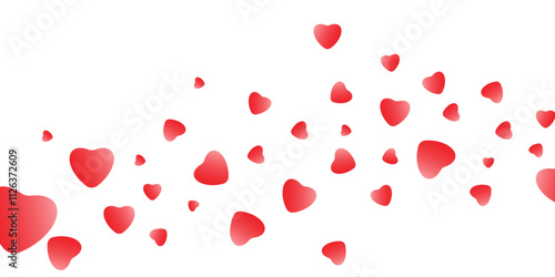 Heart floating in the air