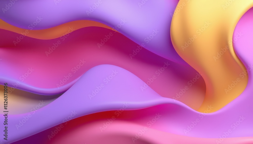 Abstract Pastel Waves Flowing Design Abstract Pastel Waves Flowing Design