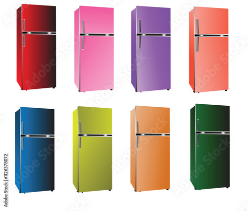 fridge isolated