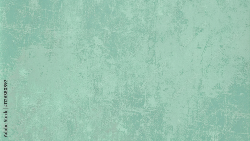 Obraz premium Mint Green Grunge Texture Background