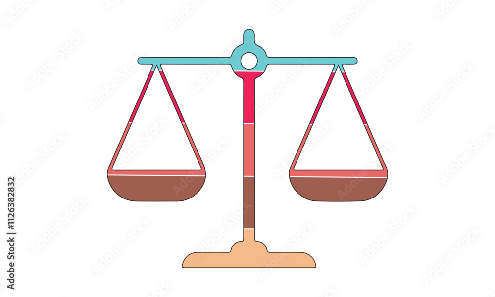 Black balance Vector illustration Black balance Vector illustration