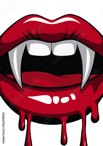 sexy vampire lips