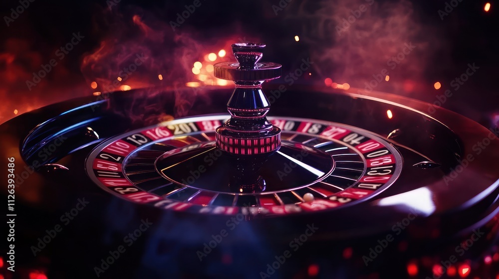 Dramatic roulette wheel.