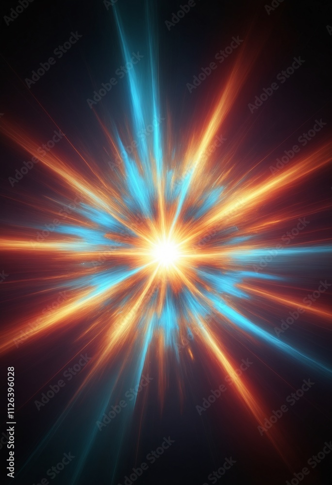 Abstract Energy Burst Abstract Energy Burst