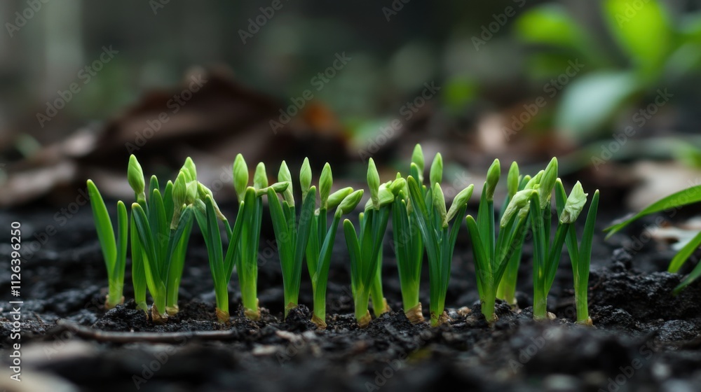Narcissus bulbs, spring color. Generative AI Narcissus bulbs, spring color. Generative AI