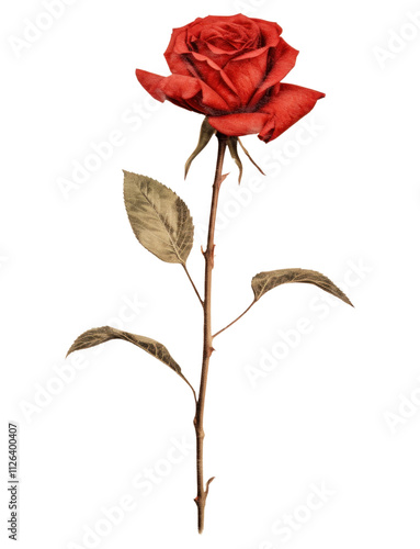 PNG Real Pressed a Red rose flower petal plant.