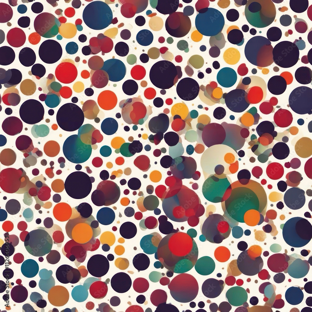 Vibrant circles create an abstract pattern on a canvas, blending bold colors for a dynamic visual experience. Perfect for modern art lovers seeking inspiration. Generated AI Vibrant circles create an abstract pattern on a canvas, blending bold colors for a dynamic visual experience. Perfect for modern art lovers seeking inspiration. Generated AI