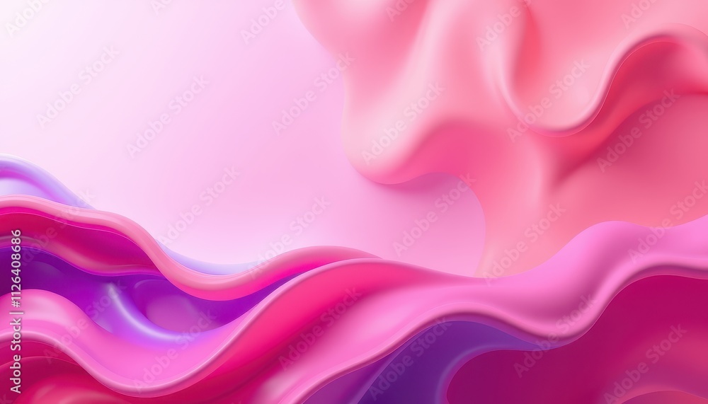 Abstract Pink and Purple Fluid Wave Design Abstract Pink and Purple Fluid Wave Design