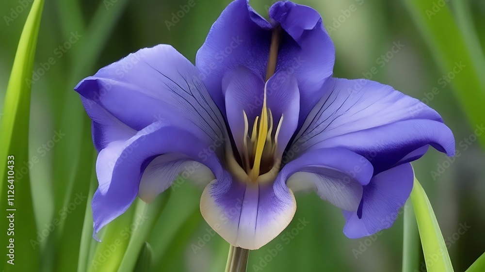 purple iris flower purple iris flower