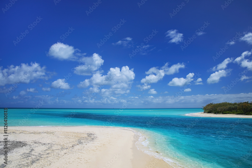 Channel between Ouvea and Mouli Islands flowing into Ouvea Lagoon, Loyalty Islands, New Caledonia Channel between Ouvea and Mouli Islands flowing into Ouvea Lagoon, Loyalty Islands, New Caledonia